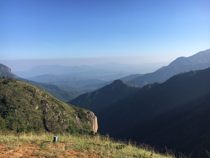 The view from the top of a hill in Amara, Ooty.